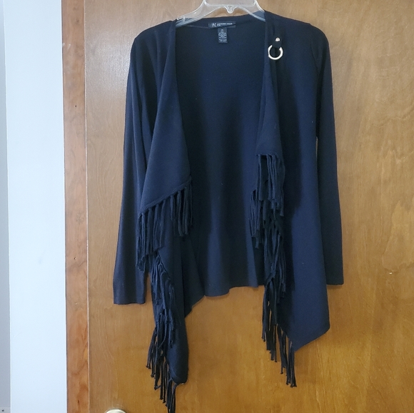 INC Petite Asymmetrical Wrap Cardigan Sweater - Picture 2 of 6